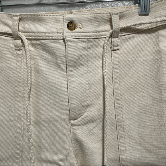 J.Crew Seamed Straight Leg  Jean in All Day Stretch W Rope-Tie Waist Size 27 - Picture 3 of 6